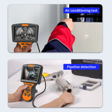 1080P HD-inspectiecamera, IP67 waterdichte endoscoop met afneembare semi-rigide kabel voor veelzijdige toepassingen, verstelbare LED-verlichting