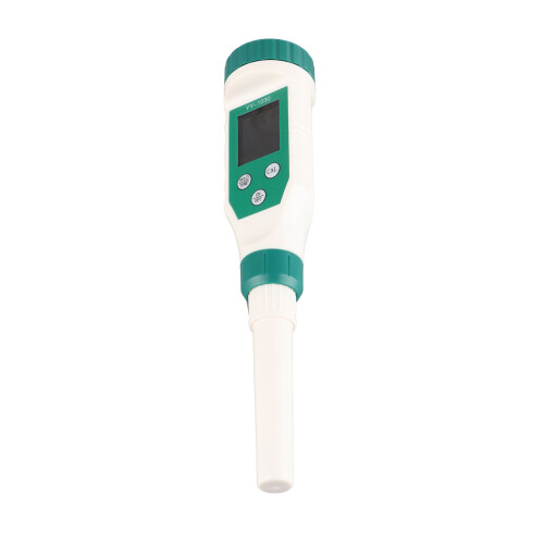 Multi-Parameter Water Test Meter, Salinity Meter with Auto Calibration, Digital pH Tester for Food with Data Synchronization, Spear Probe pH Tester 2