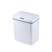 Energieeffizienter automatischer Abfalleimer, Edelstahl-Büromülleimer für umweltbewusste Verbraucher, 30 cm Durchmesser, vereint Stil und