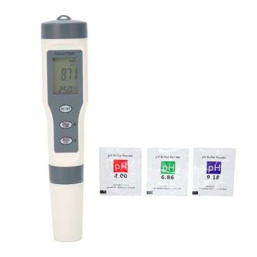 Υδροπονικό pH EC Tester, Ψηφιακός μετρητής αλατότητας για πισίνες και ενυδρεία,