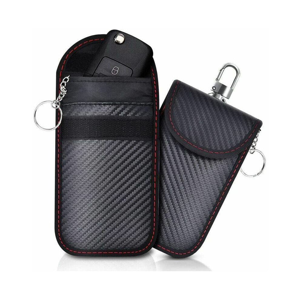 2-Pack Faraday Bag For Key Fob, Anti-Theft Pouch & Rfid Signal Blocking With Lifetime Warranty & Dur Construction For Enhanced Car Security 9190834605401