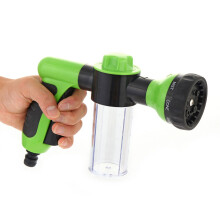 Ugello spruzzatore regolabile per autolavaggio con schiuma, ugello per tubo da giardino con strumento di lavaggio auto ad alta efficienza per