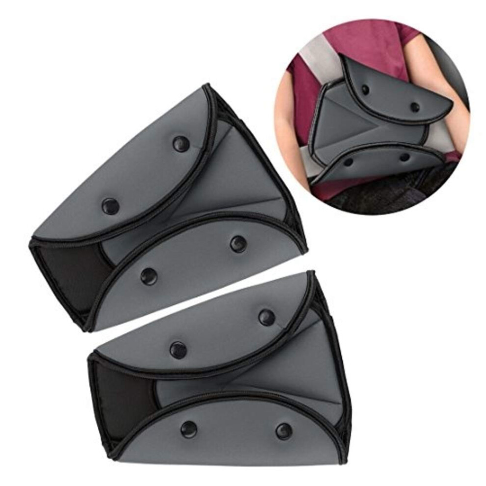 Car Seatbelt Triangle Positioner Short People, Breathable Fabric & Baby Cotton Shoulder Neck Safety Strap, Universal Seat Belt Adjuster Enhanced Safe 9190834258874