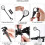 Bike Mirrors, Universal Compatibility Adjustable Acrylic Convex Mirror for Wide Angle Vision, Feather Light Sturdy Construction Tool-Free 5