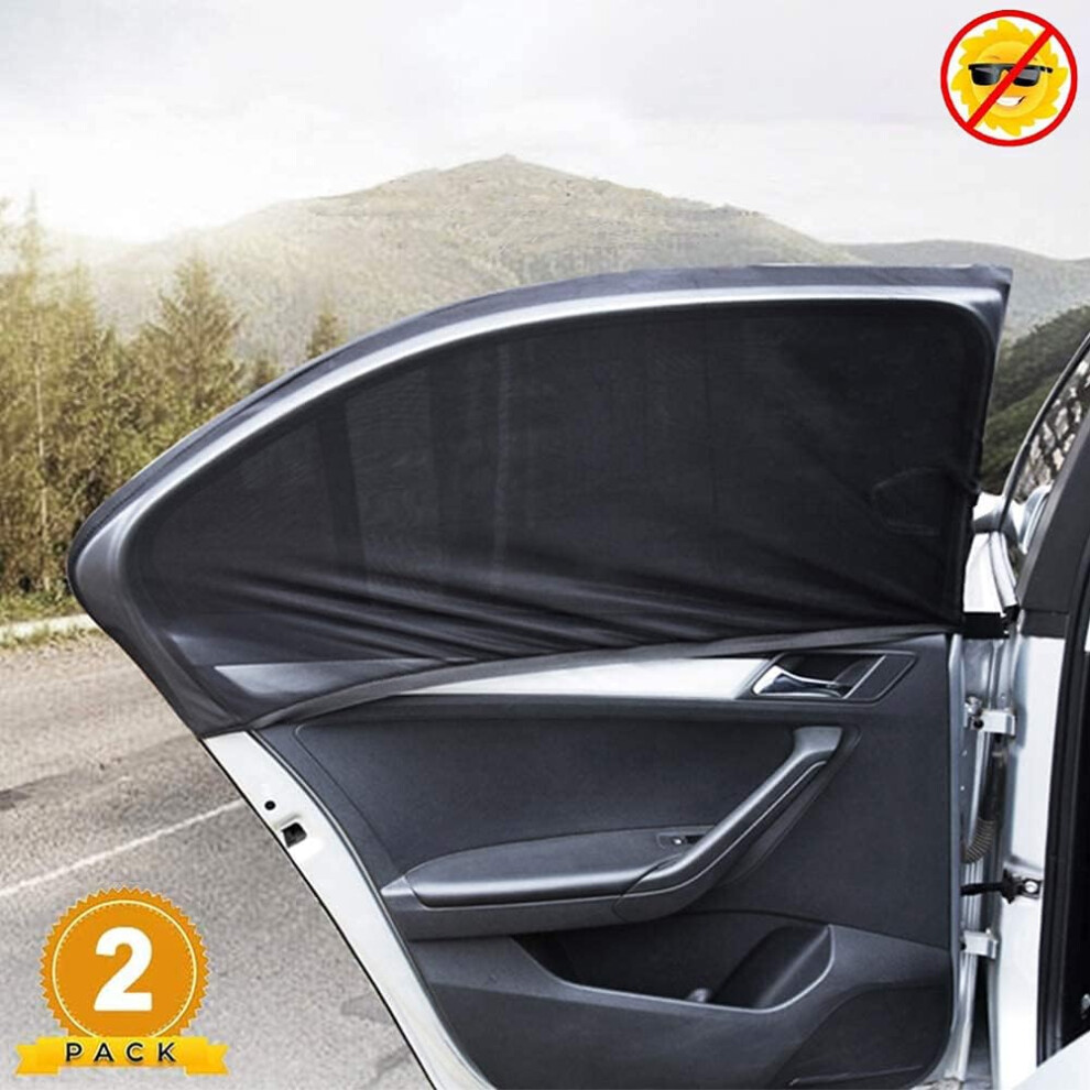 Car Window Sun Shade, Easy To Install Breathable Mesh Sun Glare Shield, Flexible Installation For Most Cars Including Large Vehicles, Complete 9176269154257
