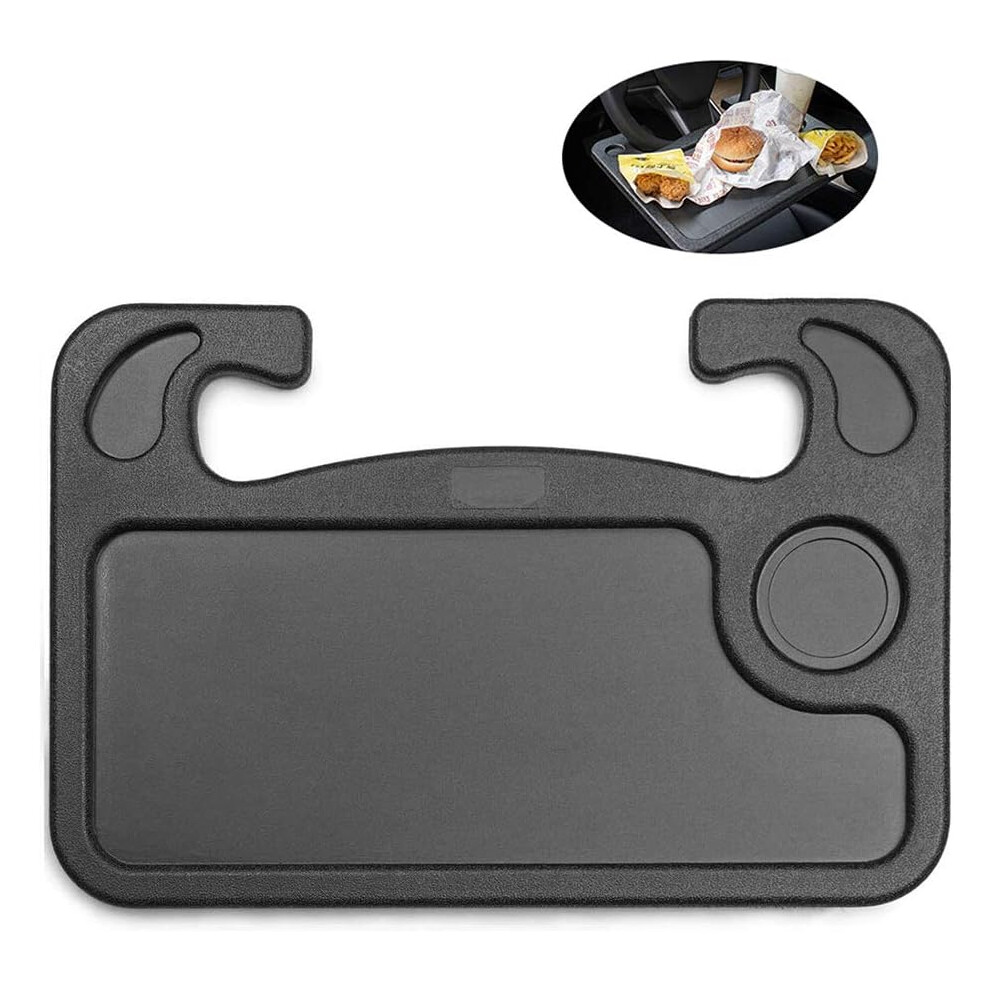 Steering Wheel Lunch Desk, Humanized Design Ensuring Comfortable Use, High Quality Material For Durability On Extended Journeys (Black) Durable Safe Black 9190834260020