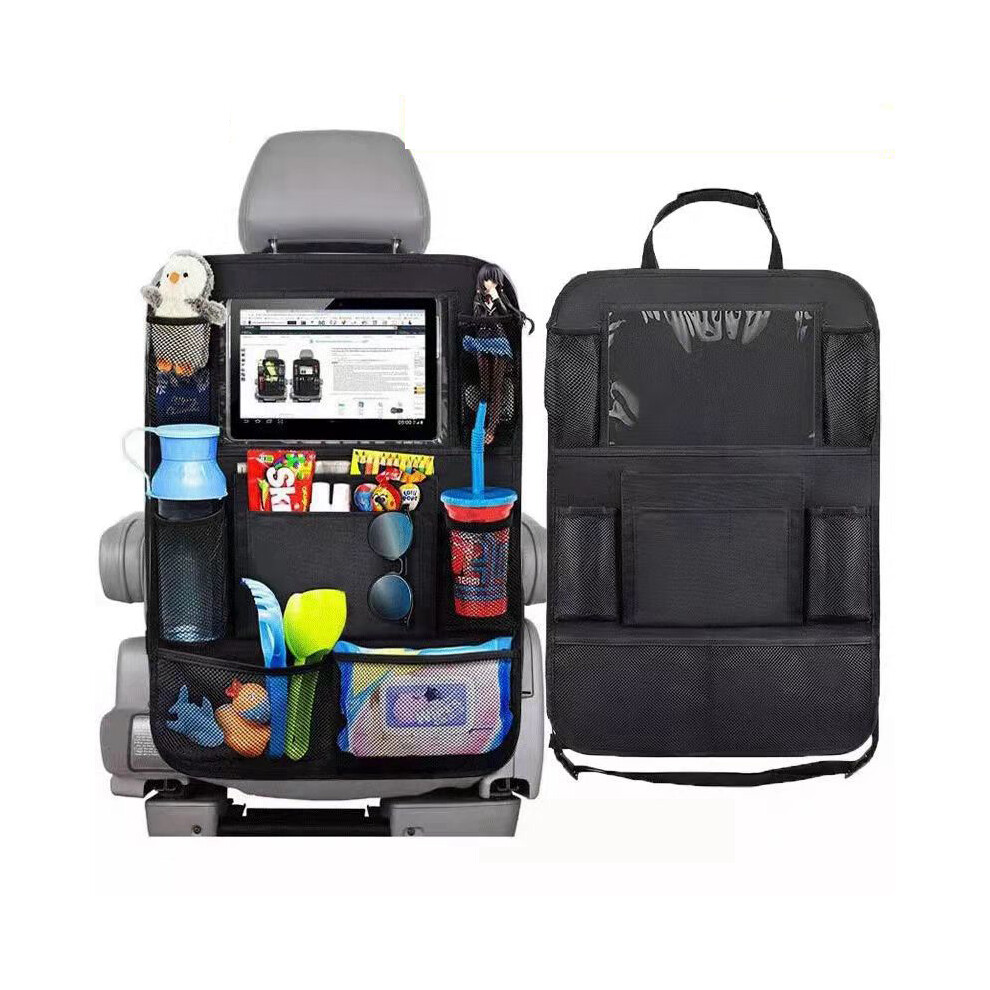 Organize In Style: Car Storage Organizer, Road Trip Essentials For A Clutter-Free Journey, Touchable Tablet Holder For Entertainment Compatible 9190834912356
