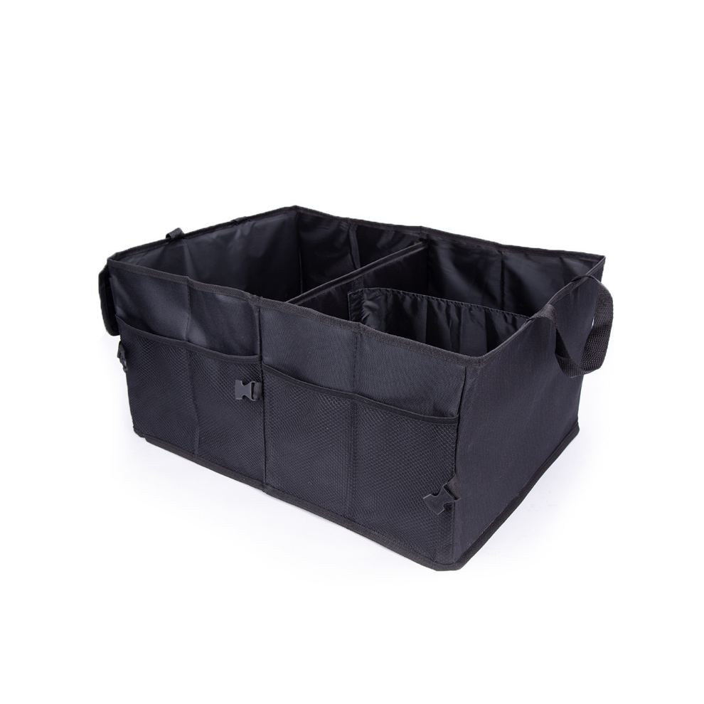 Luxury Trunk Organizer, Cargo Storage Container For Cars, Suvs, Trucks, Foldable Design, Insulated Compartments, Large-Cap 60L, Anti-Scratch And 9190834606712