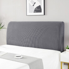 Housse de tête de lit extensible, housse de lit élégante, universelle, extensible, anti-poussière et décorative pour protéger les têtes de lit