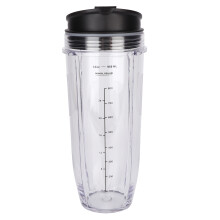 Udskiftningskopper til Auto iQ, 32Oz PP-materiale af høj kvalitet, kompatible blenderkopper, udsøgt håndværk til Nutri Ninja blenderjuicer