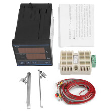 Controlador de temperatura con pantalla digital, tamaño compacto y carcasa robusta. Opciones de visualización de temperatura flexibles para