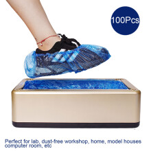Cubrezapatos desechables para suelos limpios, talla única que se adapta a la mayoría, cubrezapatos ecológicos con construcción de PE engrosada,