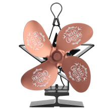 Warmte-aangedreven kachelventilator voor hout-, kolen- of deeltjesverbranding. Verbeterde technologie zorgt voor een hogere snelheid en een groter