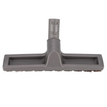 Aspirator pentru podele din lemn masiv cu peri naturali din păr de cal, cot pivotant și perie de schimb cu instalare rapidă, dimensiune ideală