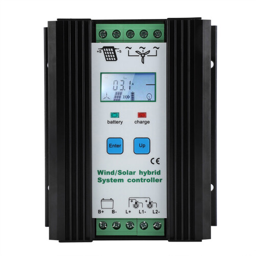 Digital Wind Solar Hybrid Controller, Intelligent Regulation & Comprehensive Protection Features for Off-Grid Applications, Boost Circuit Optimizes Lo 1
