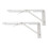 Heavy Duty Metal Shelf Brackets Folding Table Support Bracket Sturdy And Smooth Surface Easy To Install Space Saving Design Triangular Structure Wall 5