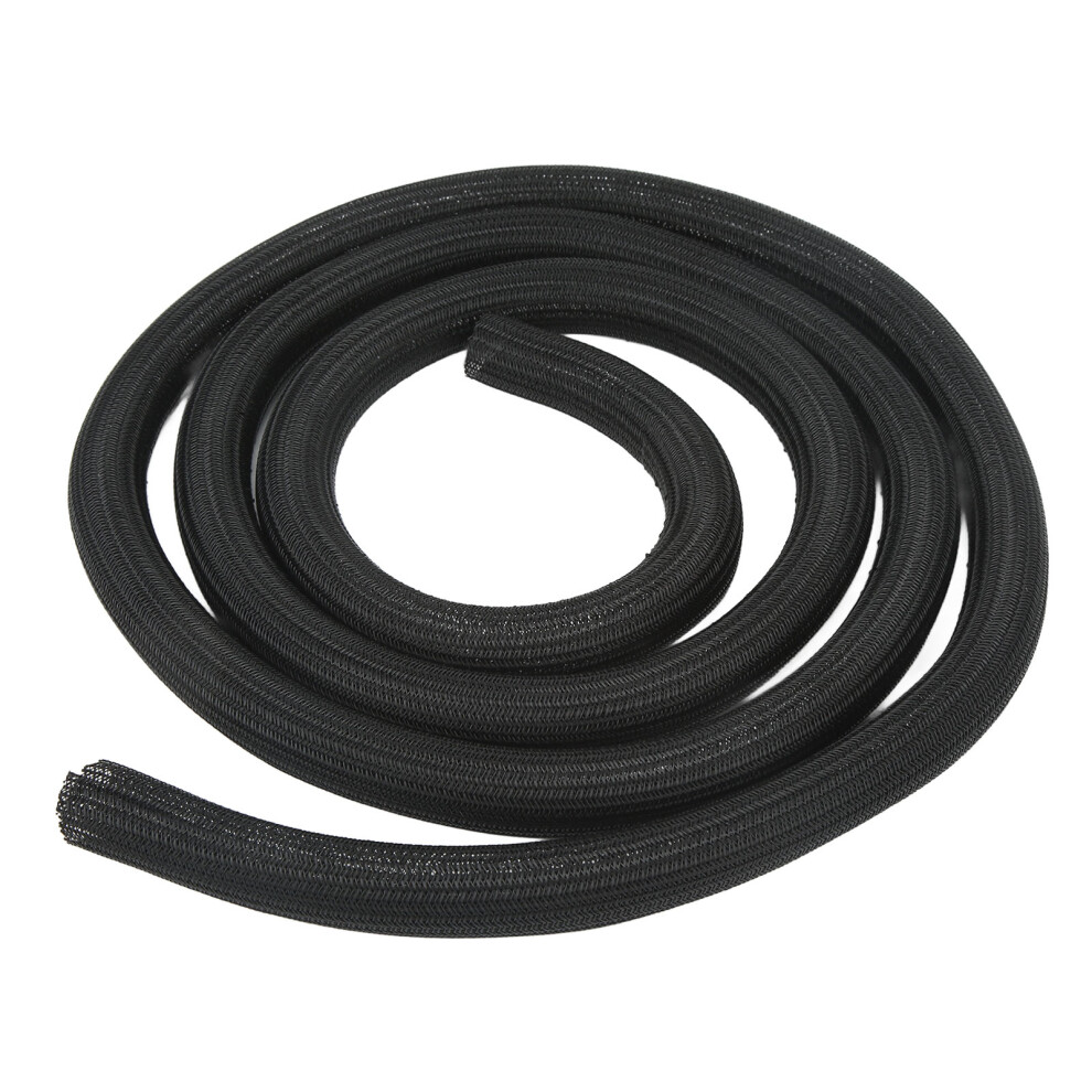 10Ft Black Split Wire Loom Tubing 25Mm High Temp Fire Resistant Sleeve 7661373532814