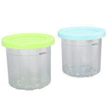 2er Set Eiscreme-Ports 600ml, Blau & Grün, 11,4cm