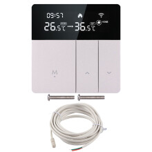 Mikrocomputergesteuerter digitaler Thermostat, programmierbarer Touchscreen für die Hausautomation, App-Fernsteuerung über Tuya Smart,