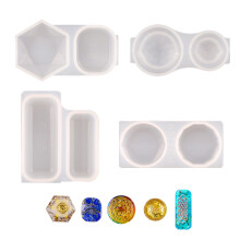 DIY Handiwork Compatible, Silicone Molds for Epoxy Resin, Earring Necklace Jewelry Making, Cabochon Gem Jewelry Mold