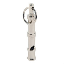 Professional Dog Whistles Adjustable Stainless Steel Keychain for Recall
