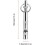 Ultrasonic Dog Training Whistle  Silver 3