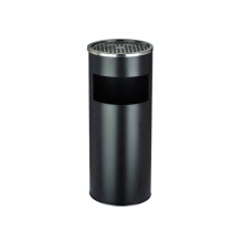 Cigarette Butt Barrel Stainless Steel Ashtray Trash Can Outdoor Indoor Corridor Vertical Buttpost Color A