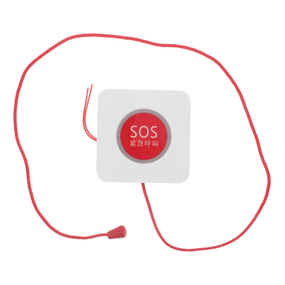 Emergency Call Button for Seniors, Touch Pull Cord Alarm, Stable Signal Receiver for Elderly