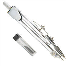 Geometry Kit Drawing Compass Stainless Steel Math Geometry Tools for Circles School Supplies for Student Stationery (Included) Math Geometry Kit Set