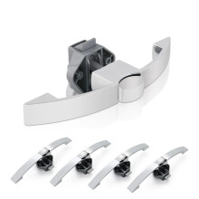 Camper Auto Push Button Latch Keyless RV Caravan Trunk Motor Cabinet Handle Drawer Locks Furniture Handle Hardware 5 Pieces (5 Pearl Nickel 160)