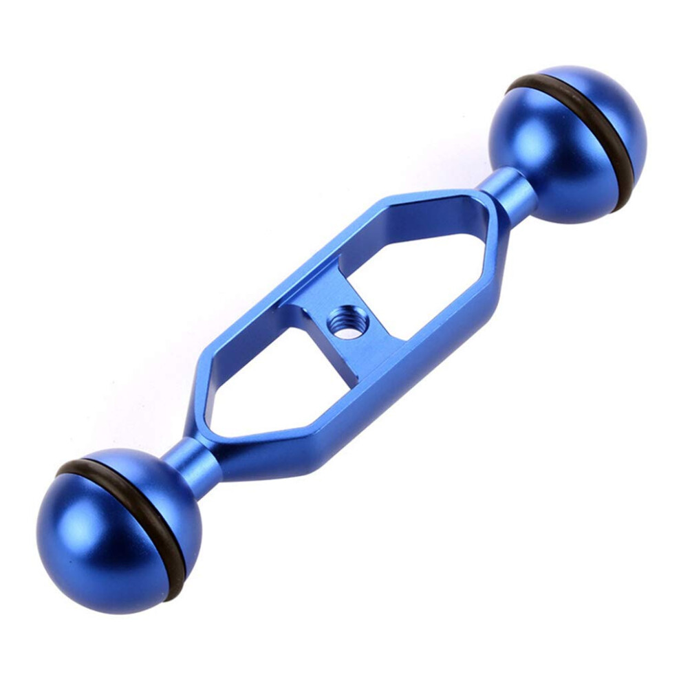 Diving Dual Ball Arm Joint Aluminium Dual Ball Alloy Underwater Photography Camera Accessories And 5 Inches. Light/Blue 9412369999801