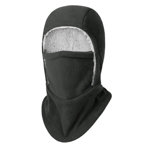 Masque résistant de bonnets de vent d'ouatine de-Gris foncé