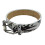 High Quality PU Belt Graffiti Style Double-black and white 1