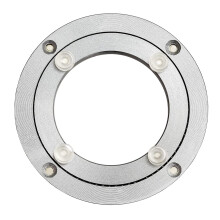 rotating tray Turntable Stand, 360Degree Rotating, for Kitchen, Dining Table, Silver