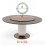 rotating tray Turntable Stand, 360Degree Rotating, for Kitchen, Dining Table, Silver 3