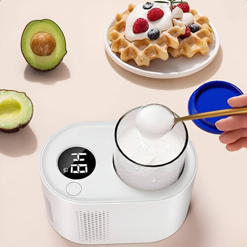 Yogurt Maker Machine Probiotic Yogurt Maker Ice Cream Maker With Temperature Control White 2