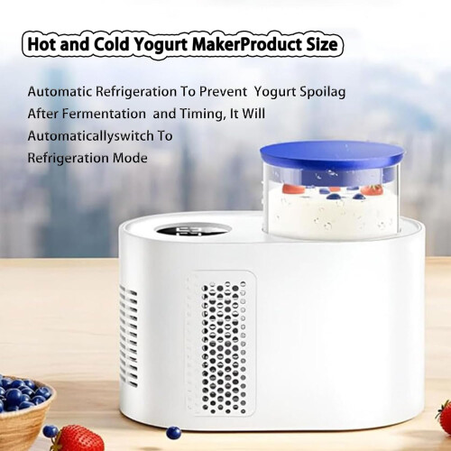 Yogurt Maker Machine Probiotic Yogurt Maker Ice Cream Maker With Temperature Control White 1