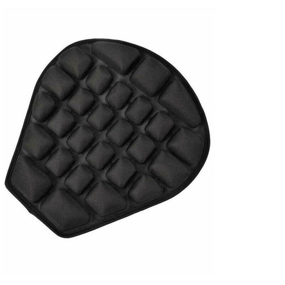 Motorcycle Seat Cushion Universal Fit Gel Pad With 3D Comfort Backrest For Motorbike 9365049835879