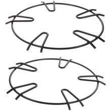Hob Pan Stand, Hob Stove 2 Pieces Wok Ring, Wok Wok Support Ring, Steel Wok Rack, Wok Rack, Ring Rack, Gas Stove (Color: Black)