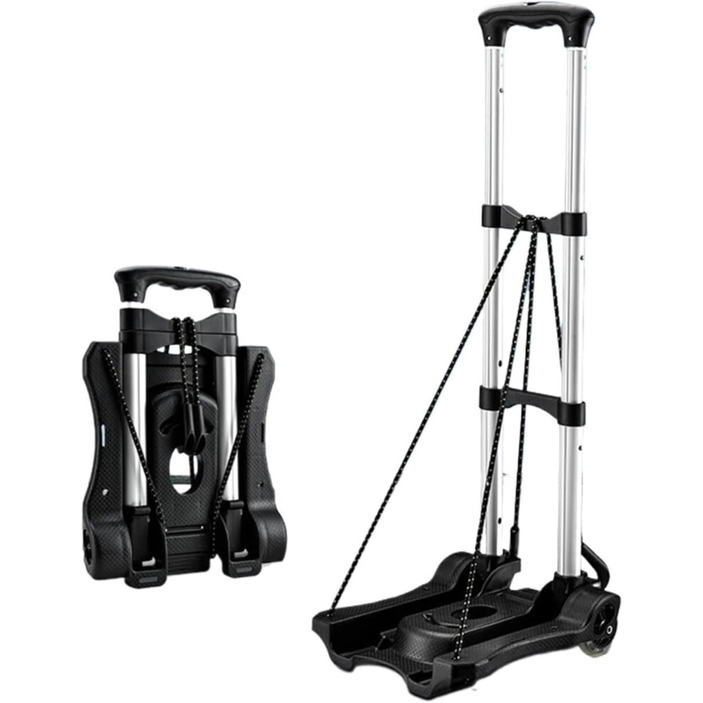 Folding Sack Truck Cart Utility Trolley With Wheels And Elastic Ropes Backpack Cart Luggage Trolley Shopping Cart 9365049789875