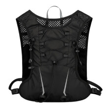 Running Hydration Pack, Adjustable Reflective Vest, MultiPocket Daypack, 14.57 x 7.87 In, Lightweight Hydration Pack