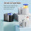Hot and Cold Yogurt Maker with Rapid Refrigeration and  Heating, Digital Display, Black 2
