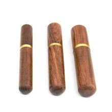 Wooden Branch Cigar Tube Moisturizing Humidor Tube For Cuban Cigars Handmade Solid Wood Portable Cigar Humidor Accessory