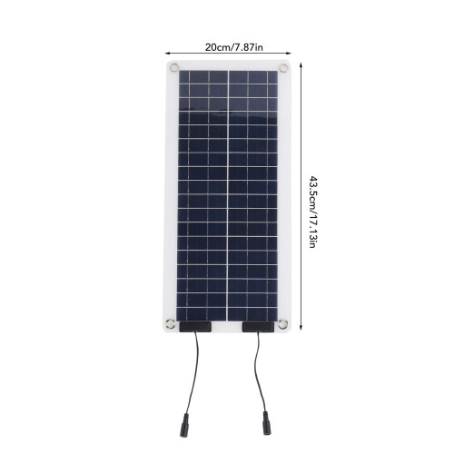 30W Dual Output Solar Panel Kit with MPPT Controller for Car RV Boat Camping 1