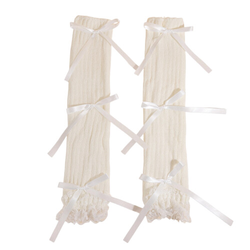 Manches de bras à la mode, décoration-Nœud blanc blanc blanc