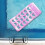 Inflatable Pool Float With Headrest Waterproof Leaf Pattern Pink For Swimming Amusement Park Backyard Party 3
