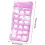 Inflatable Pool Float With Headrest Waterproof Leaf Pattern Pink For Swimming Amusement Park Backyard Party 4