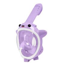 Full Face Snorkels For Kids Foldable 180Degree Panoramic View AntiFog