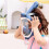 Full Face Snorkels For Kids Foldable 180Degree Panoramic View AntiFog 2