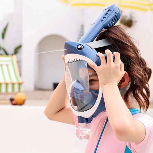 Full Face Snorkels For Kids Foldable 180Degree Panoramic View AntiFog 1